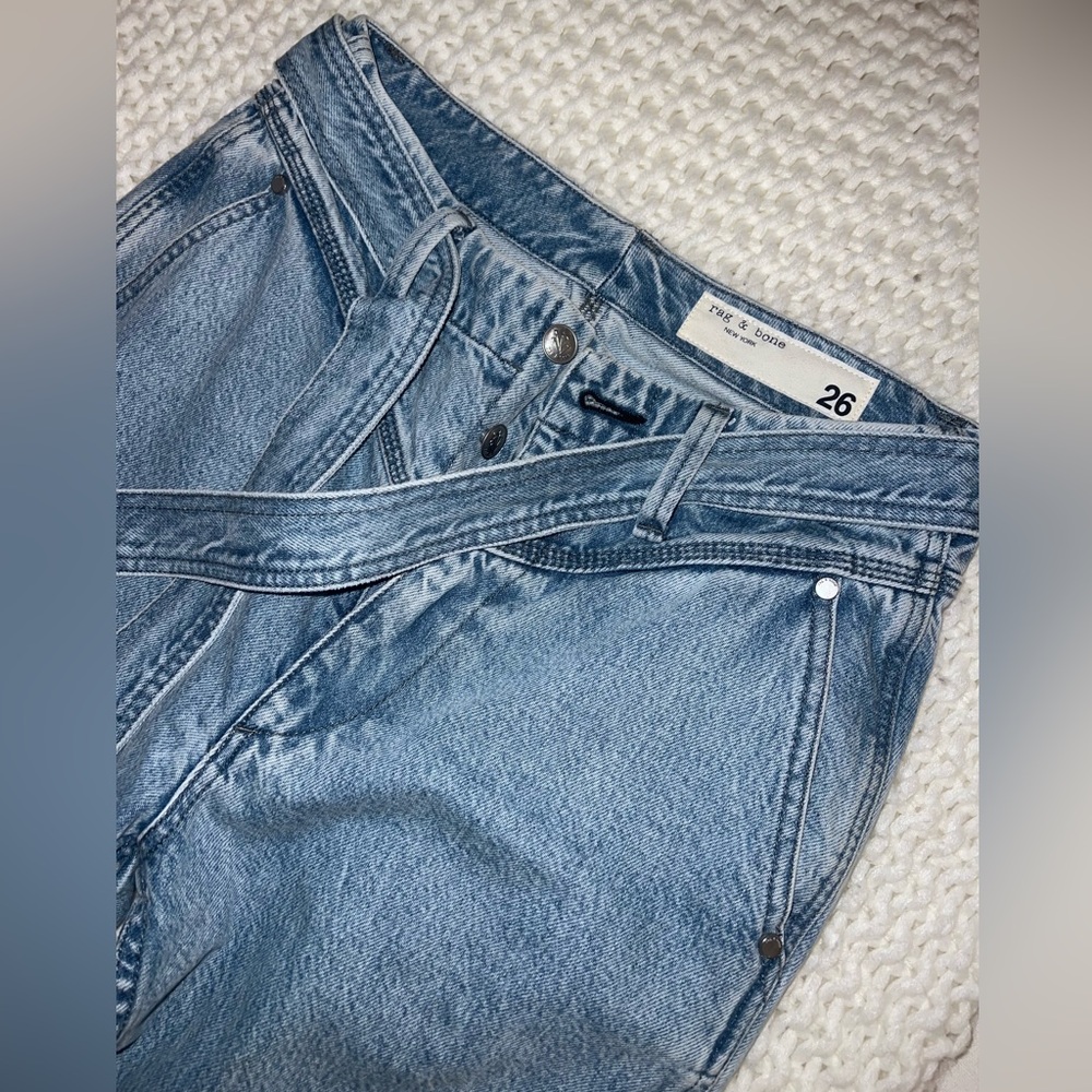 Rag & Bone Mia Yoke Straight Leg Jeans